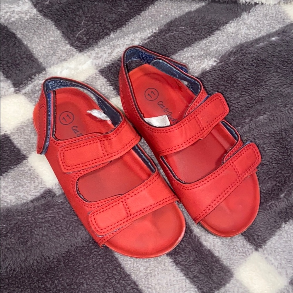 Cat & Jack Red Sandals